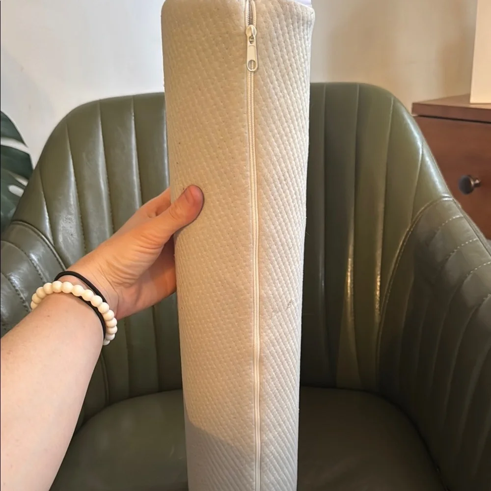 White Neck/Bolster Pillow - Picture 3 of 5